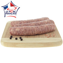 Achat Saucisse de Porc VPF 130g en Ligne