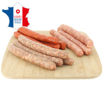 Achat Assortiment Saucisses (4 Chipos, 4 Chipos herbes, 4 Merguez) en Ligne