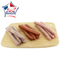 Achat Assortiment Saucisses pur porc (4 Chipos, 4 Chipos herbes, 4 Merguez) en Ligne