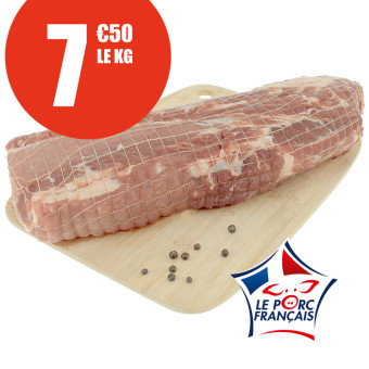 Achat Demi Longe de Porc Sans Os en Ligne – Origine France