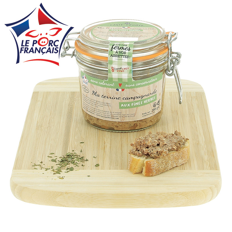 Achat Terrine de Campagne Fines Herbes 280g en Ligne