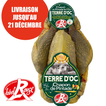 Achat Chapon de Pintade Fermière Label Rouge en Ligne