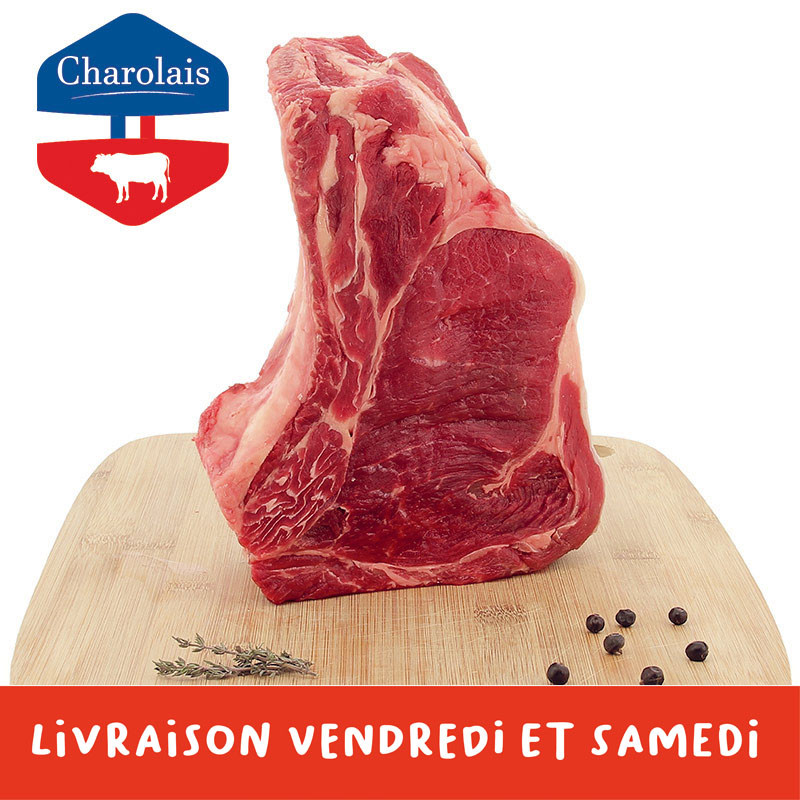 Achat Côte de Boeuf Charolais 1,2kg en Ligne – Origine France