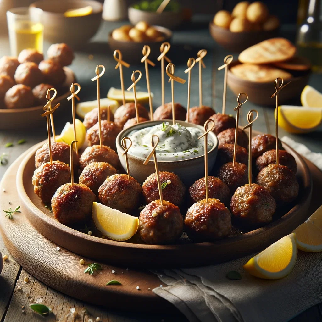 Boulettes de porc à la grecque