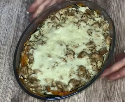 Gratin de légumes au poulet