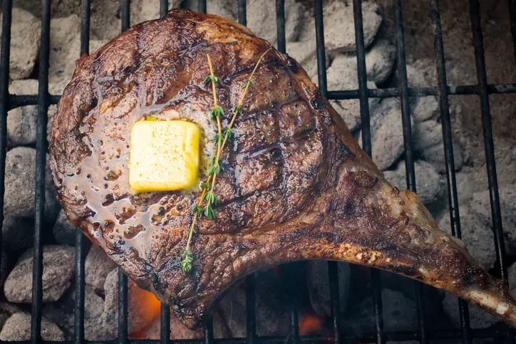 Côte de boeuf aux 3 beurres